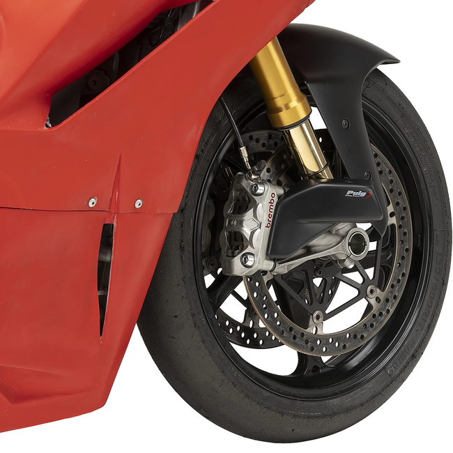 Puig Brake Cooling Air Duct for Ducati Panigale V4 / V4S (2025–2026) – Matt black (am Motorrad)
