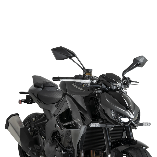 Puig D12 Aerodynamic Spoilers for Kawasaki Z1100 / SE (2026) – Black (am Motorrad)