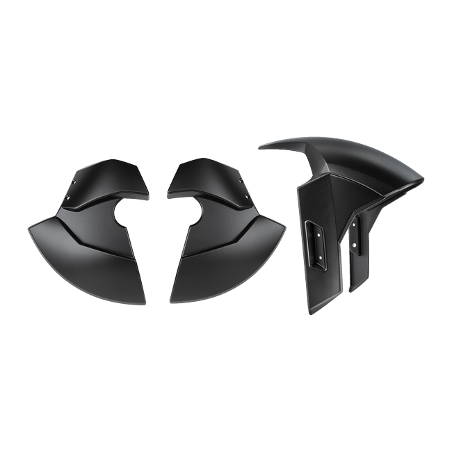 Puig Brake Cooler Pista #4 with Front Fender Pista #3 for BMW R1300GS (2023–2026) – Matt black