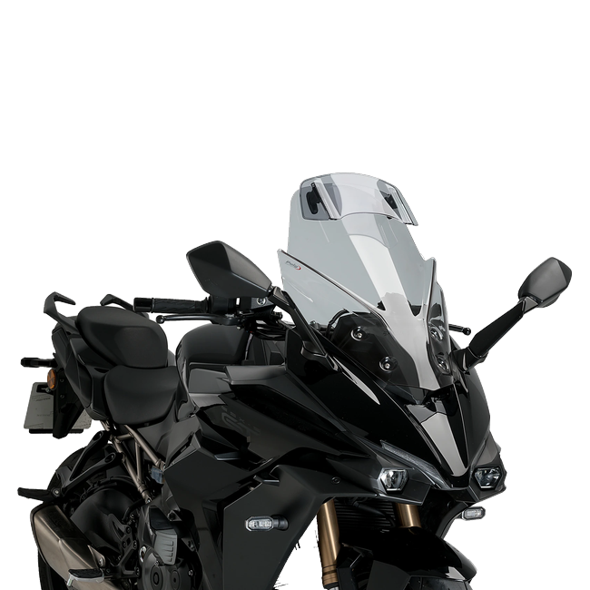 Puig Touring Windscreen with Visor for Suzuki GSX-S1000GT Travel Edition (2022–2023) – Smoke (am Motorrad)