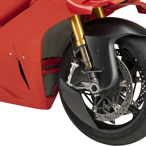 Puig Brake Cooling Air Duct for Ducati Panigale V4 / V4S (2025–2026) – Matt black (am Motorrad)