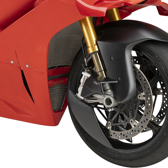 Puig Brake Cooling Air Duct for Ducati Panigale V4 / V4S (2025–2026) – Matt black (am Motorrad)