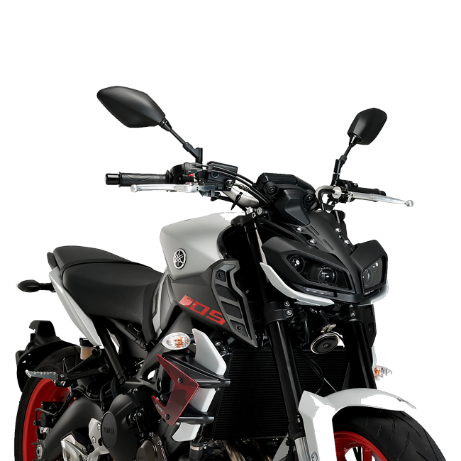 Puig Naked Side Spoilers for Yamaha MT-09 / SP (2017–2020) – Red (am Motorrad)