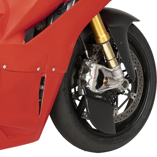 Puig Aero Wheel Deflector for Ducati Panigale V4R (2025) – Black (am Motorrad)