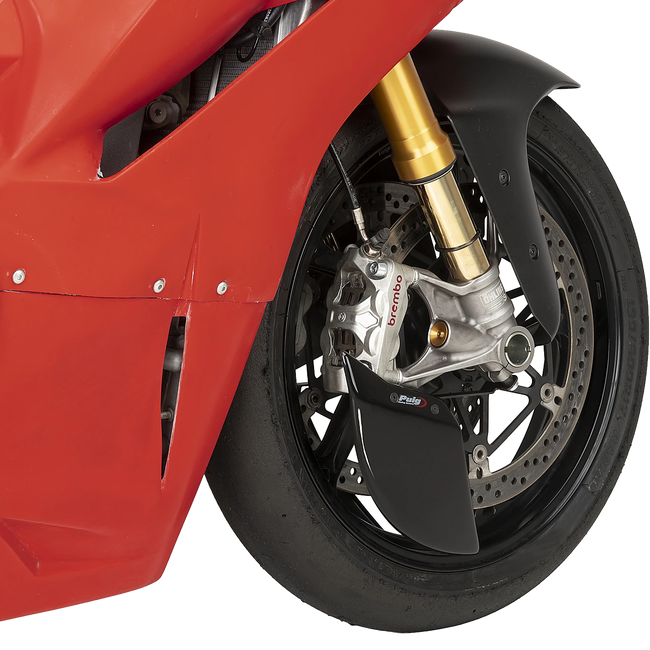 Puig Aero Wheel Deflector for Ducati Panigale V4R (2025) – Black (am Motorrad)