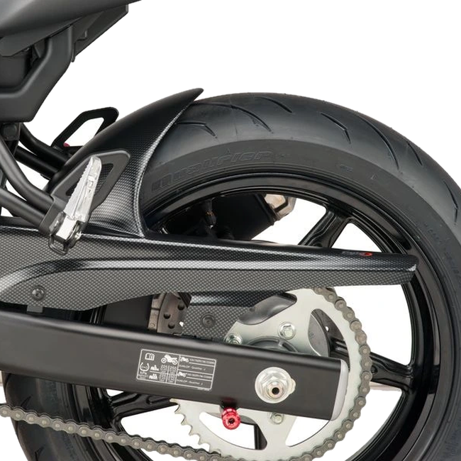 Puig Rear Fender for Suzuki SFV650 Gladius (2015) – Carbon look (am Motorrad)