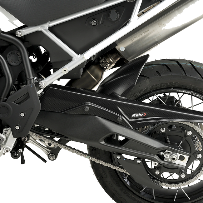 Puig Rear Hugger for Triumph Tiger 900 Rally (2020–2023) – Matt black (am Motorrad)