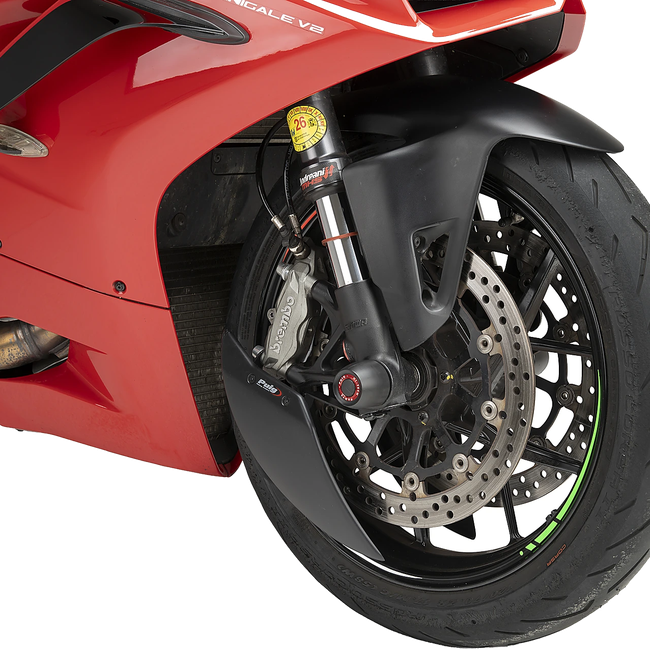 Puig Aero Wheel Deflector for Ducati Panigale V4 / V4S (2020–2024) – Matt black (am Motorrad)