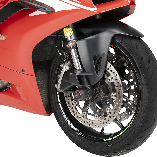Puig Brake Cooling Air Duct for Ducati Panigale V2 (2020–2024) – Matt black (am Motorrad)