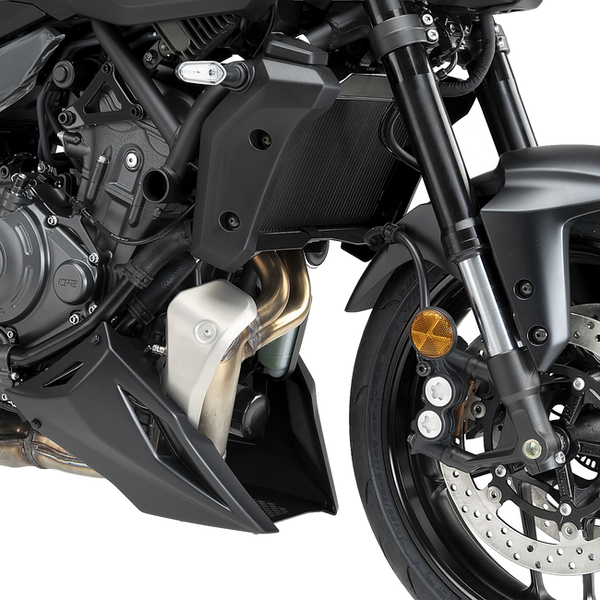 Puig Engine Spoiler for Yamaha MT-07 Y-amt (2025–2026) – Matt black (am Motorrad)