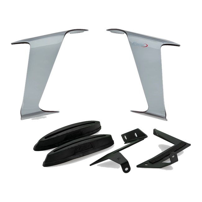 Puig Race Side Spoilers for Kawasaki ZX-10RR (2021–2025) – Smoke