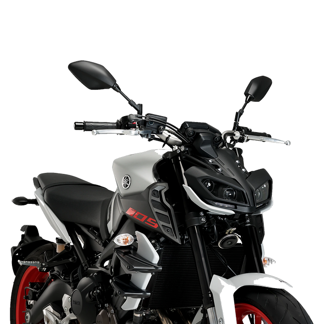 Puig Naked Side Spoilers for Yamaha MT-09 / SP (2017–2020) – Red (am Motorrad)
