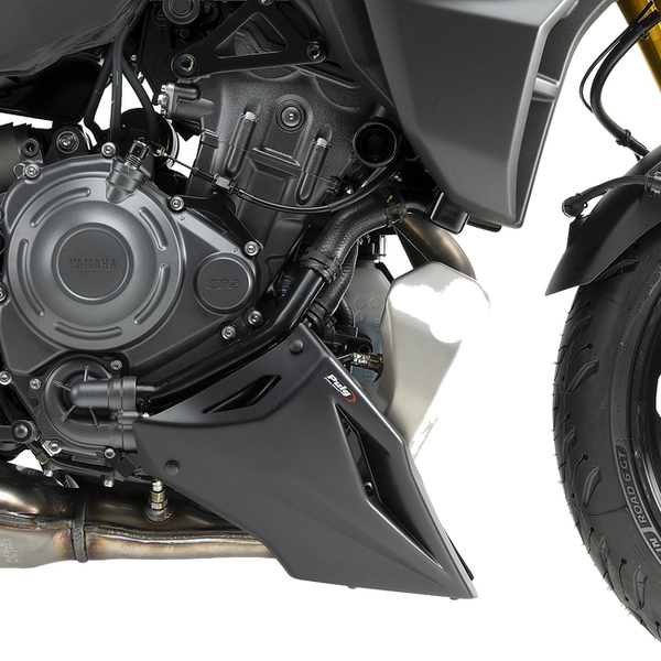 Puig Engine Spoiler for Yamaha Tracer 7 GT (2025–2026) – Matt black (am Motorrad)