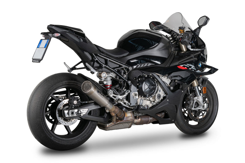 Spark Exhaust Grid-O titanium slip-on silencer BMW M1000RR K66 2021-2026