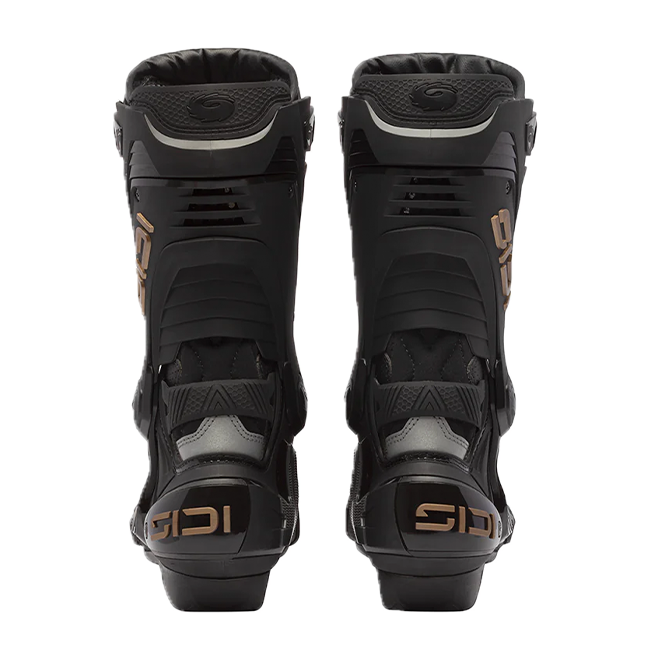 Sidi Rex Air motorcycle boots in black and bronze colourway, model 191