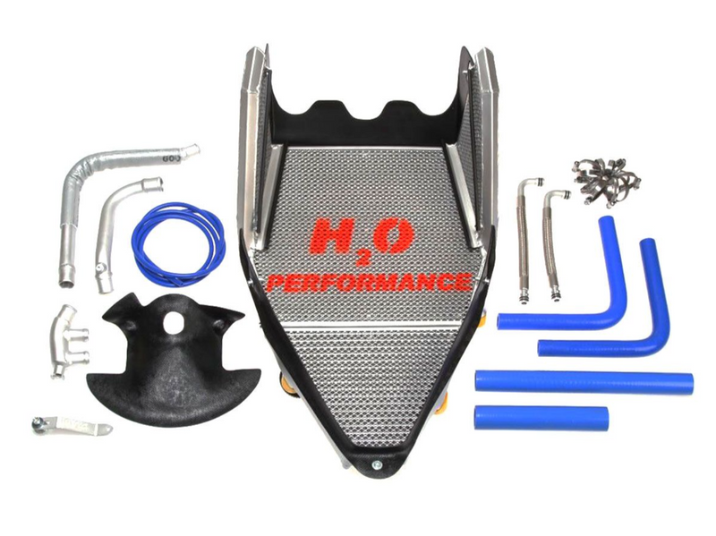 H2O Performance water and oil cooler kit for Ducati Panigale V4