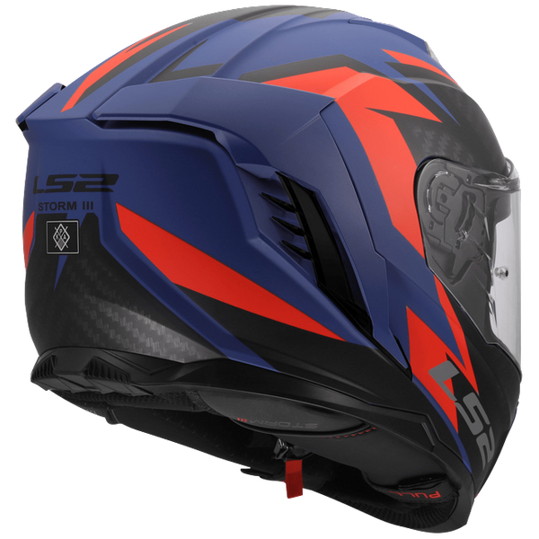 LS2 FF818 Storm III Helmet – Dynamo Blue/Red