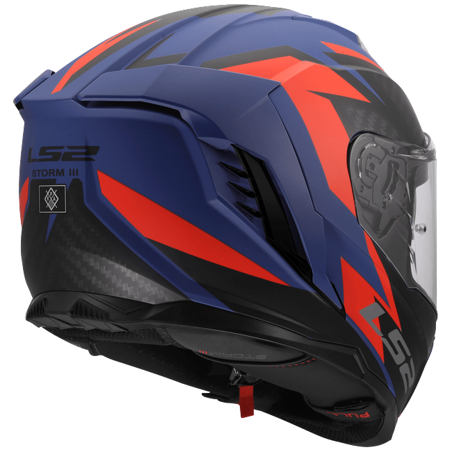 LS2 FF818 Storm III Helmet – Dynamo Blue/Red