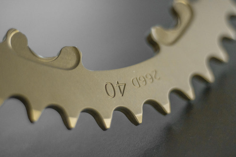Sitta 266D hard-anodised aluminium rear sprocket for Ducati Panigale single-sided swingarm