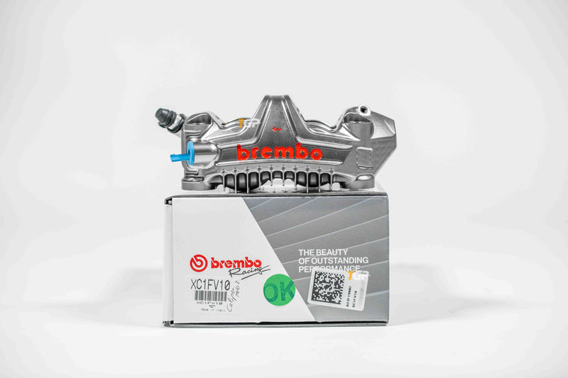 Brembo Racing Moto2 P4/34-38 Monoblock Brake Caliper Left 108mm XC1FV10 nickel finish