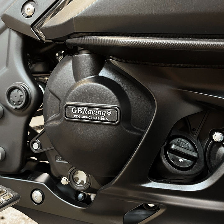 GBRacing clutch protector cover for Yamaha YZF-R3 2023–2026