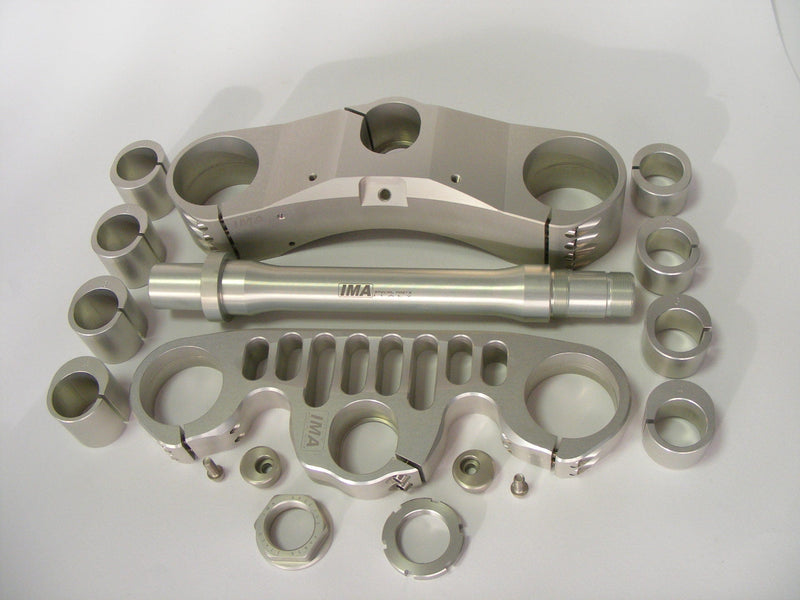 IMA Special Parts Racing triple clamp for Ducati Panigale V4 S, anodised aluminium finish