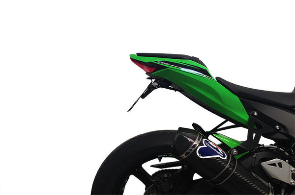 Termignoni titanium full exhaust system with carbon silencer on Kawasaki ZX-10 R/RR 2016-2020