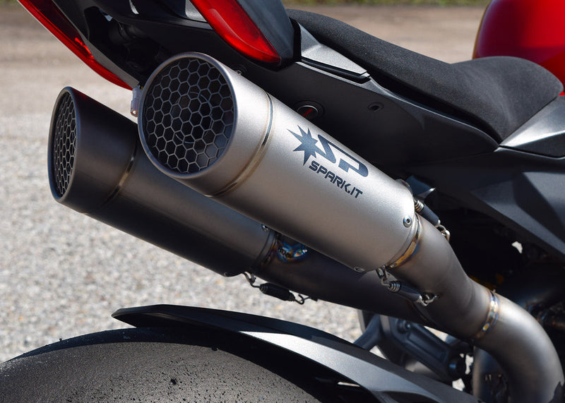 Spark Exhaust GDU8832 titanium full system exhaust on Ducati Panigale V2 955
