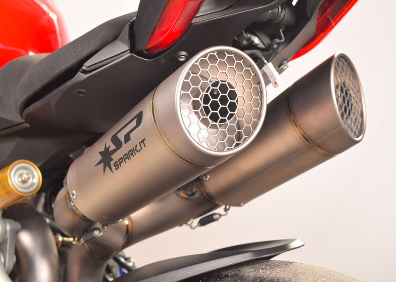 Spark Exhaust GDU8832 titanium full system exhaust on Ducati Panigale V2 955