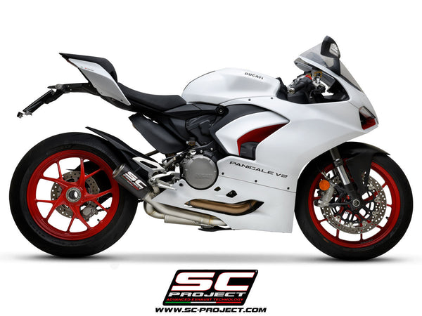 SC-Project CR-T carbon half system exhaust 2-1 for Ducati Panigale V2 955