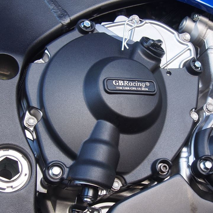 GBRacing clutch cover protector for Yamaha YZF-R1/M RN32 RN49 RN65 2015–2026