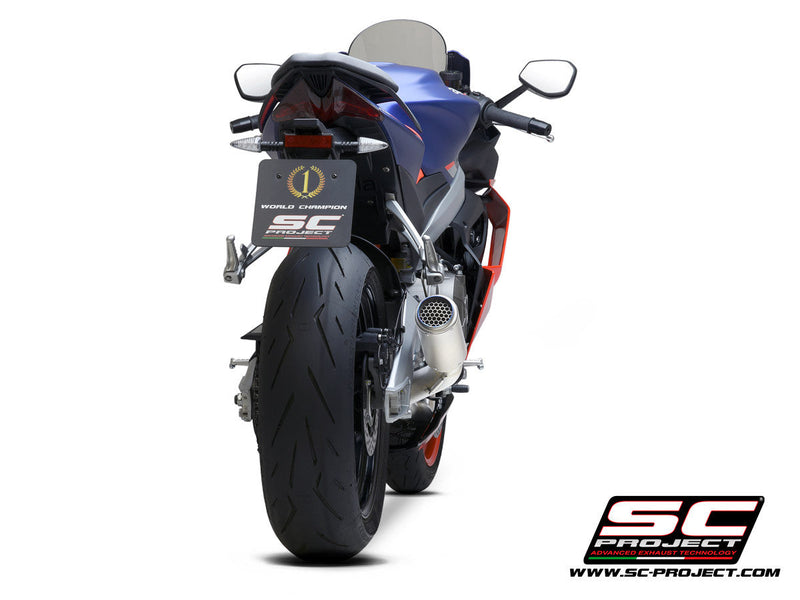 SC-Project CR-T 2-1 stainless steel full exhaust system for Aprilia RS 660