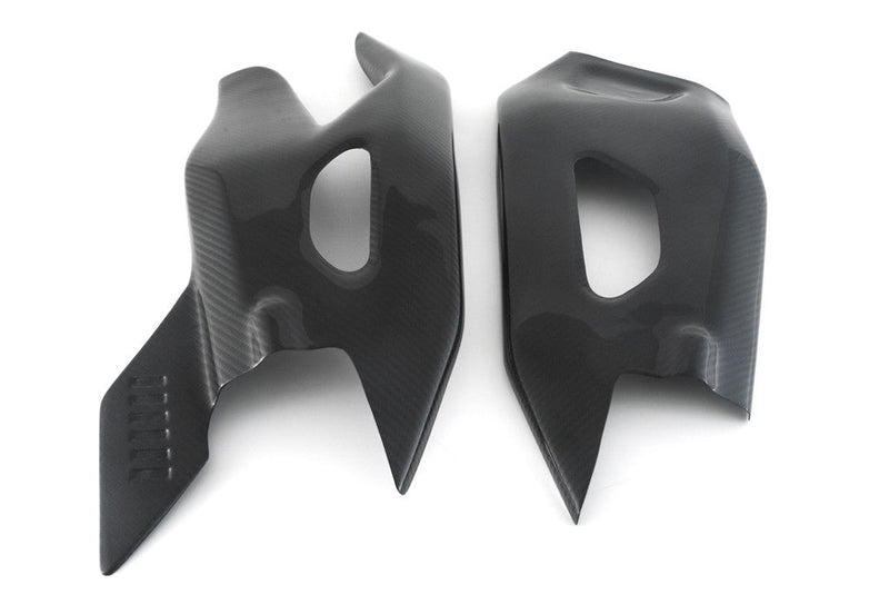 Fullsix carbon swingarm covers for Yamaha YZF-R1/M RN32 RN49 RN65 2015-2026 in 245 twill weave