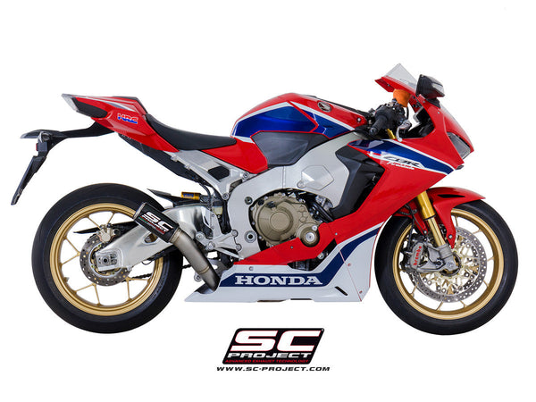 SC-Project CR-T slip-on silencer Honda CBR 1000 RR 2017-2019 carbon titanium H15A-HT36