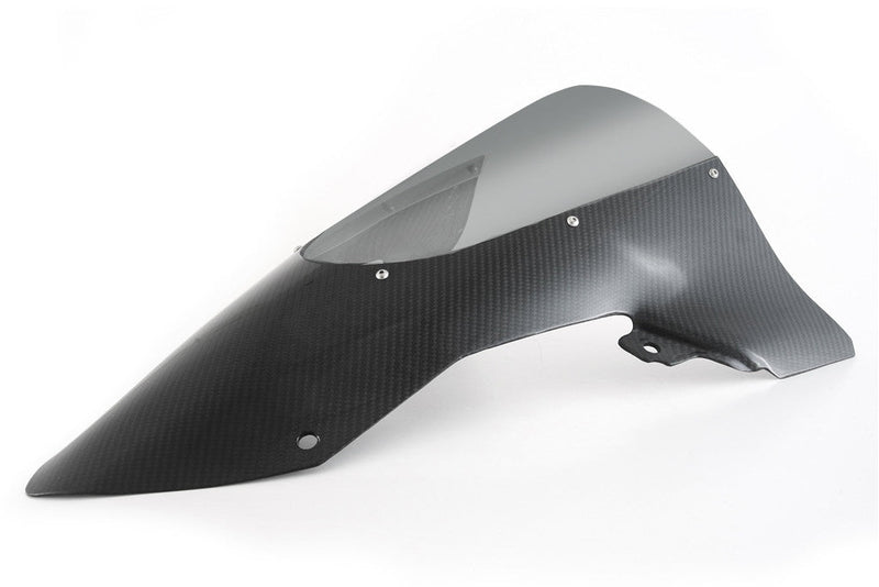 Fullsix carbon windscreen for BMW S1000RR K67 2019-2024, transparent 245 twill glossy finish