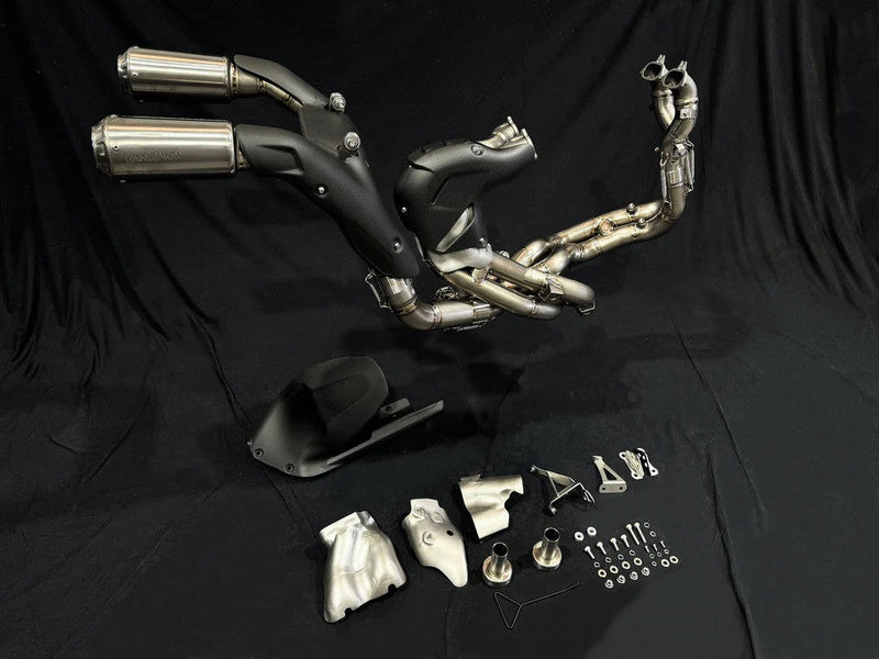 Vandemon High Titanium full exhaust system high mount for Ducati Panigale V4 V4 S V4 R 2018-2024
