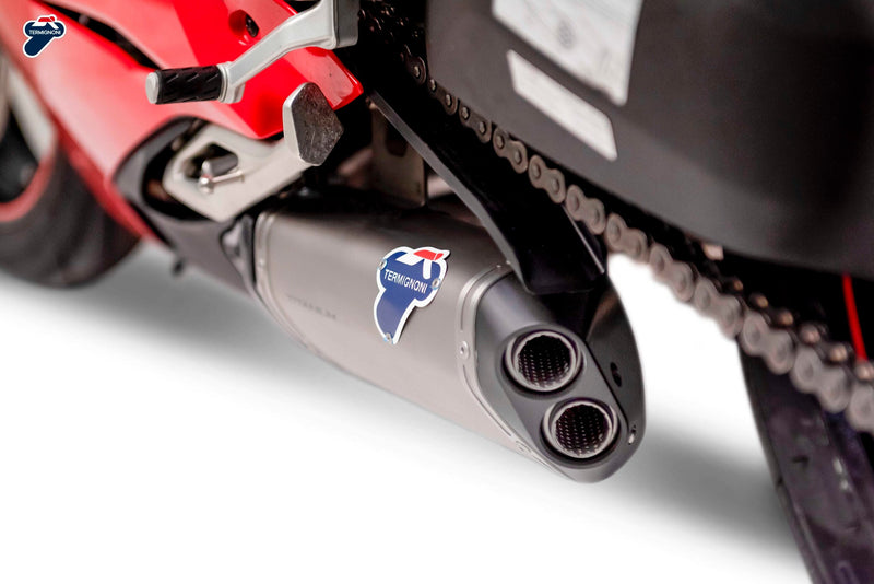 Termignoni slip-on silencer kit Ducati Panigale V4 titanium stainless D18409400ITA