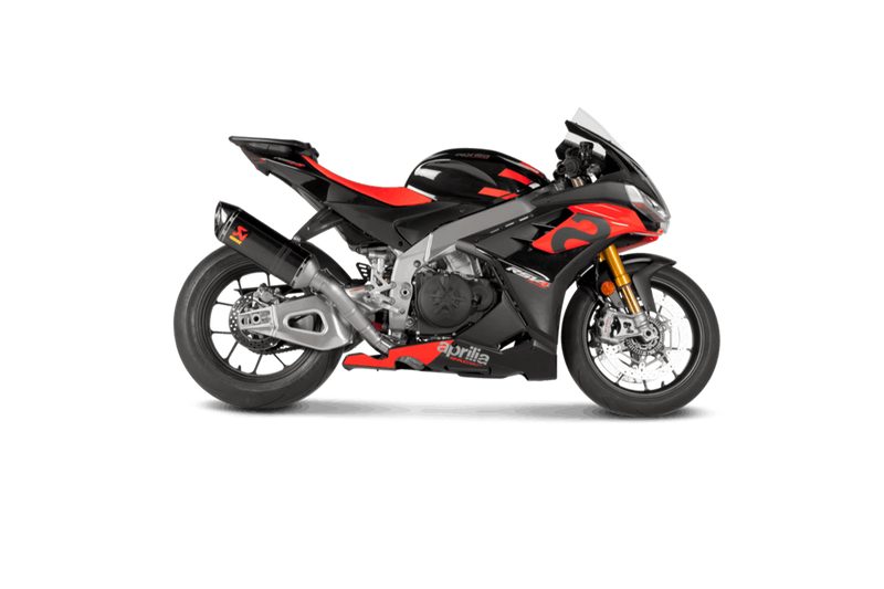 Akrapovic Evolution Line Carbon full exhaust system on Aprilia RSV4 1100 Factory