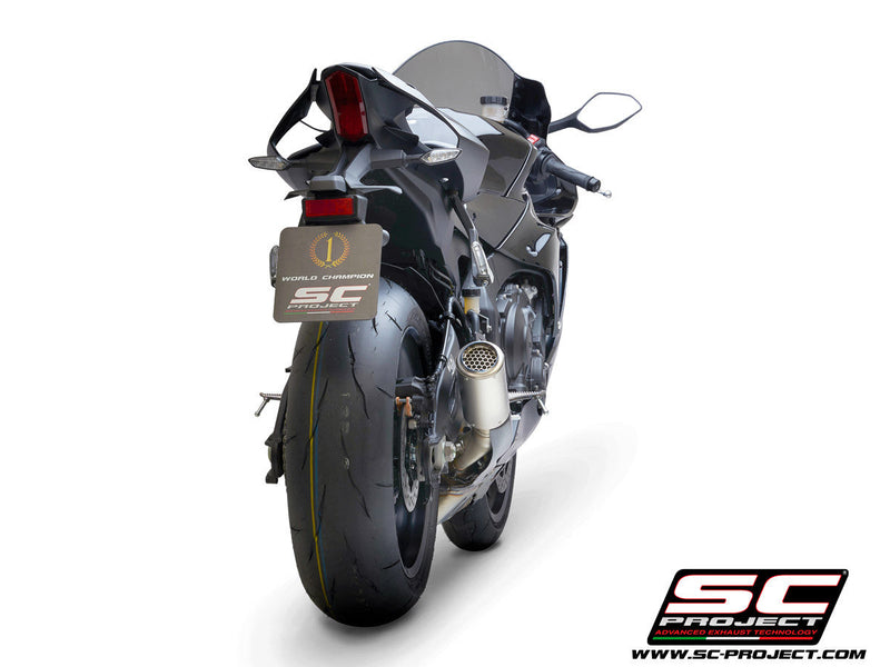 SC-Project CR-T slip-on silencer Yamaha YZF-R1 RN49 titanium finish Y11B-T36TR