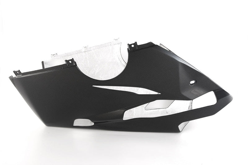 Fullsix carbon fairing belly pan for Ducati Panigale V4/S/R 2018-2021, aftermarket exhaust version