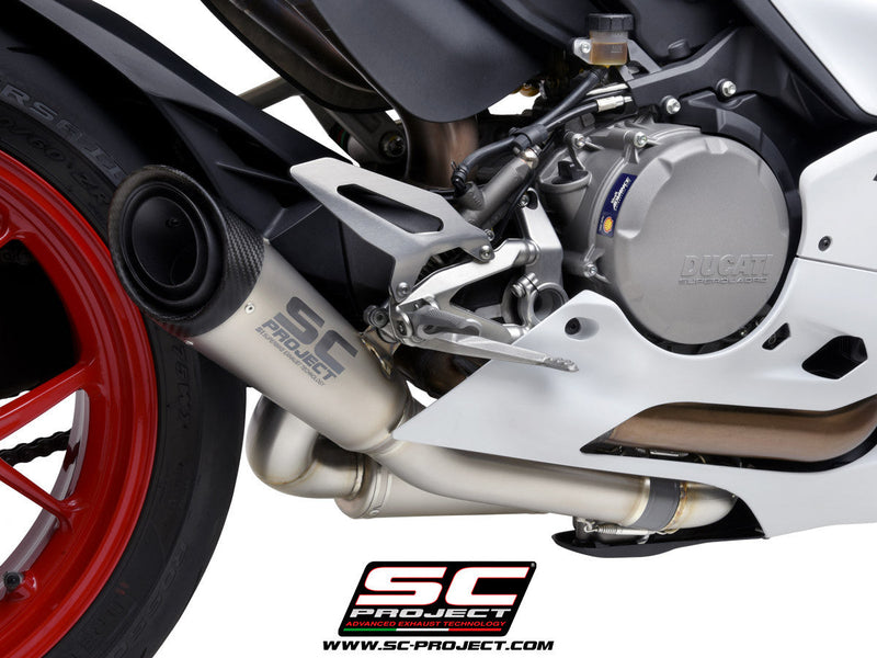 SC-Project S1 titanium semi-complete 2-1 exhaust system for Ducati Panigale V2 955