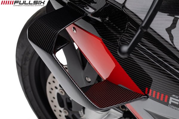 Fullsix carbon winglets for BMW S1000RR K67 2019-2022 in gloss finish