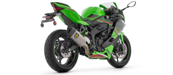 Arrow Competition full exhaust system stainless steel titanium Kawasaki ZX-4RR 71233PTZ