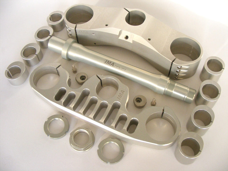 IMA Special Parts racing triple clamp for Ducati Panigale 899 in anodised aluminium finish
