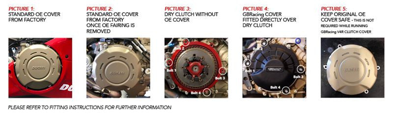 GBRacing clutch protector cover for Ducati Panigale V4 R 2019-2021