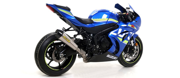 Arrow X-Kone stainless steel slip-on silencer for Suzuki GSX-R 1000 2017-2023