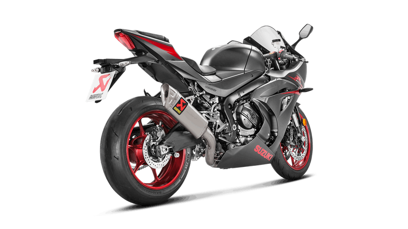 Akrapovic Evolution Line titanium full exhaust system on Suzuki GSX-R 1000 2017-2023