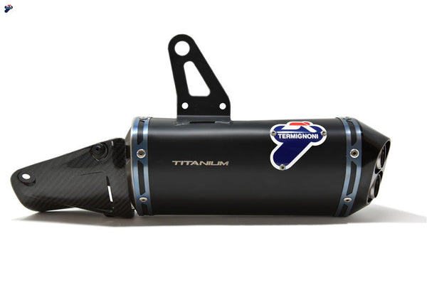 Termignoni Slip-On Kit Black Edition titanium silencers for Ducati Panigale V4/S/R 2018-2024