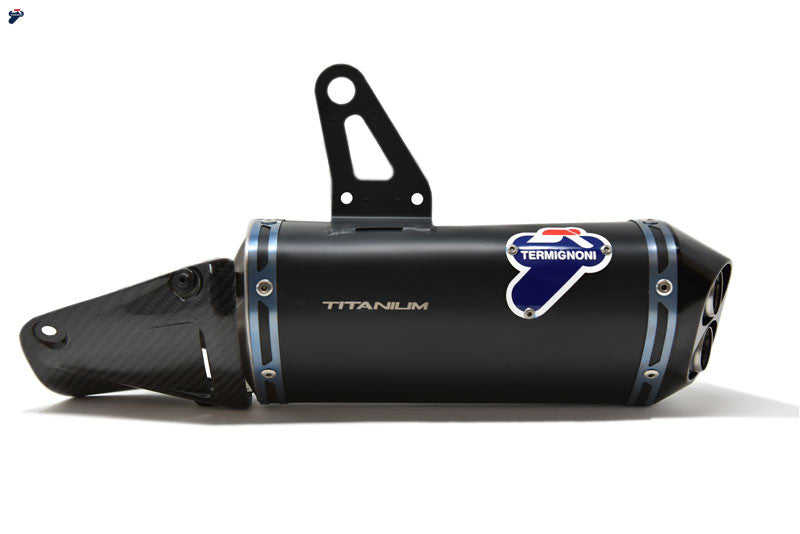 Termignoni Slip-On Kit Black Edition titanium silencers for Ducati Panigale V4/S/R 2018-2024