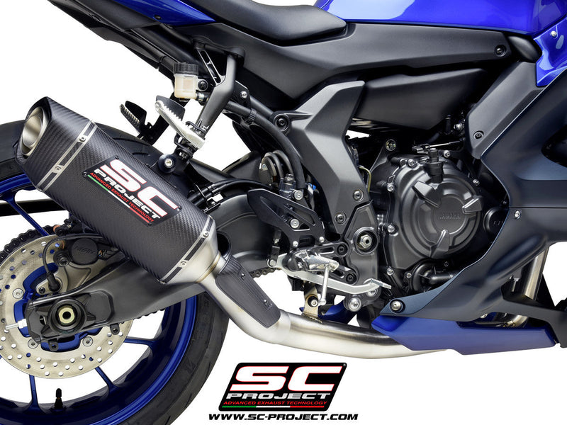 SC-Project SC1-S full exhaust system for Yamaha YZF-R7 2021-2025